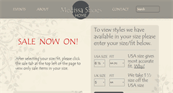Desktop Screenshot of medissashoes.com